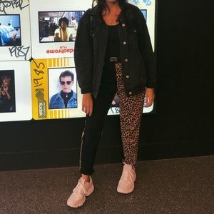 Super Cool Leopard Denim Jeans